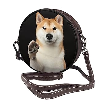 Amazon | [小さな店] ショルダーバッグ 柴犬 いぬ 犬柄 斜めがけ